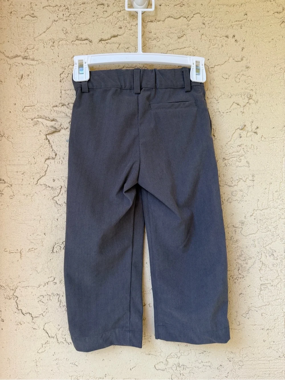 Edgehill Collection Boys Check Mandarin Collar Long Sleeve Shirt & Pants 2T